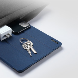Dux Ducis Domo dėklas iPad 10.9& 39 & 39 2022 (10 kartos) išmanusis dangtelio stovas mėlynas