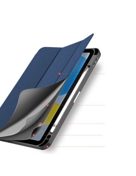 Dux Ducis Domo dėklas iPad 10.9& 39 & 39 2022 (10 kartos) išmanusis dangtelio stovas mėlynas Dux Ducis Domo dėklas iPad 10.9& 39 & 39 2022 (10 kartos) išmanusis dangtelio stovas mėlynas