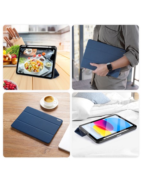 Dux Ducis Domo dėklas iPad 10.9& 39 & 39 2022 (10 kartos) išmanusis dangtelio stovas mėlynas Dux Ducis Domo dėklas iPad 10.9& 39 & 39 2022 (10 kartos) išmanusis dangtelio stovas mėlynas