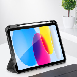 Dux Ducis Domo dėklas iPad 10.9& 39 & 39 2022 (10 kartos) išmanusis dangtelio stovas mėlynas