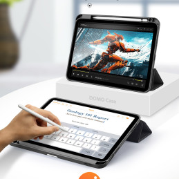 Dux Ducis Domo dėklas iPad 10.9& 39 & 39 2022 (10 kartos) išmanusis dangtelio stovas mėlynas