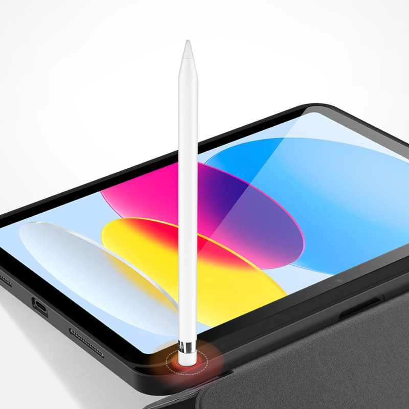 Dux Ducis Domo dėklas iPad 10.9& 39 & 39 2022 (10 kartos) išmanusis dangtelio stovas mėlynas