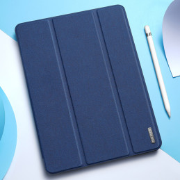 Dux Ducis Domo dėklas iPad 10.9& 39 & 39 2022 (10 kartos) išmanusis dangtelio stovas mėlynas
