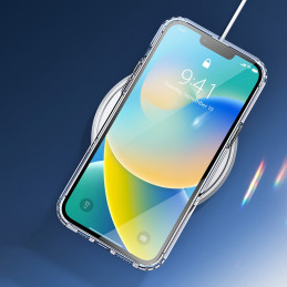 Dux Ducis Clin magnetinis dėklas, skirtas iPhone 14 Plus MagSafe suderinamas skaidrus