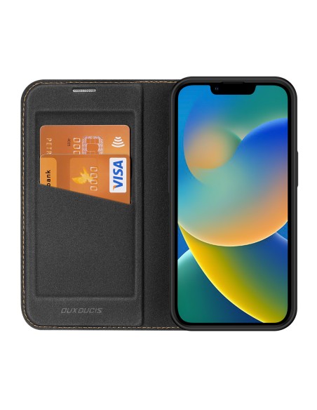 Dux Ducis Skin X2 dėklas iPhone 14 Plus dangtelis su magnetiniu atvartu juodas Dux Ducis Skin X2 dėklas iPhone 14 Plus dangtelis su magnetiniu atvartu juodas
