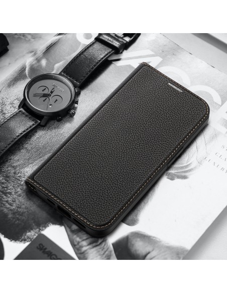 Dux Ducis Skin X2 dėklas iPhone 14 Plus dangtelis su magnetiniu atvartu juodas Dux Ducis Skin X2 dėklas iPhone 14 Plus dangtelis su magnetiniu atvartu juodas