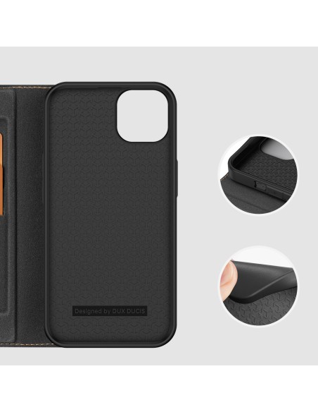 Dux Ducis Skin X2 dėklas iPhone 14 Plus dangtelis su magnetiniu atvartu juodas Dux Ducis Skin X2 dėklas iPhone 14 Plus dangtelis su magnetiniu atvartu juodas