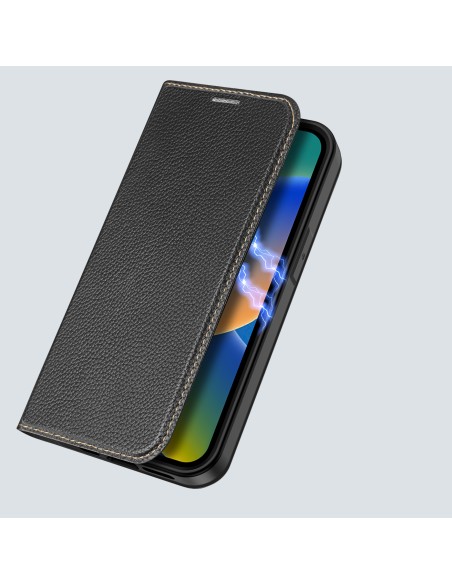 Dux Ducis Skin X2 dėklas iPhone 14 Plus dangtelis su magnetiniu atvartu juodas Dux Ducis Skin X2 dėklas iPhone 14 Plus dangtelis su magnetiniu atvartu juodas