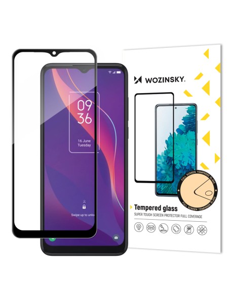 Wozinsky itin patvarus Full Glue grūdintas stiklas visam ekranui su rėmeliu Case Friendly TCL 306 juodas Wozinsky itin patvarus Full Glue grūdintas stiklas visam ekranui su rėmeliu Case Friendly TCL 306 juodas