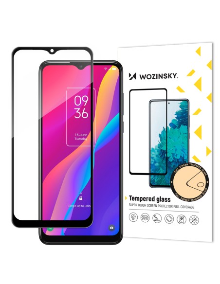 Wozinsky itin patvarus Full Glue grūdintas stiklas visam ekranui su rėmeliu Case Friendly TCL 30E juodas Wozinsky itin patvarus Full Glue grūdintas stiklas visam ekranui su rėmeliu Case Friendly TCL 30E juodas