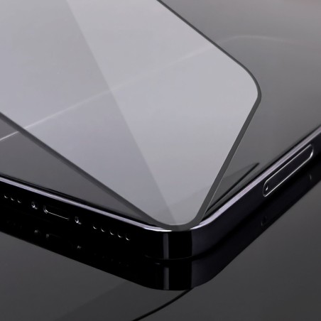 Wozinsky Super patvarūs klijai viso ekrano grūdintas stiklas su rėmeliu patogiu dėklu Motorola Moto G52 Black Wozinsky Super patvarūs klijai viso ekrano grūdintas stiklas su rėmeliu patogiu dėklu Motorola Moto G52 Black