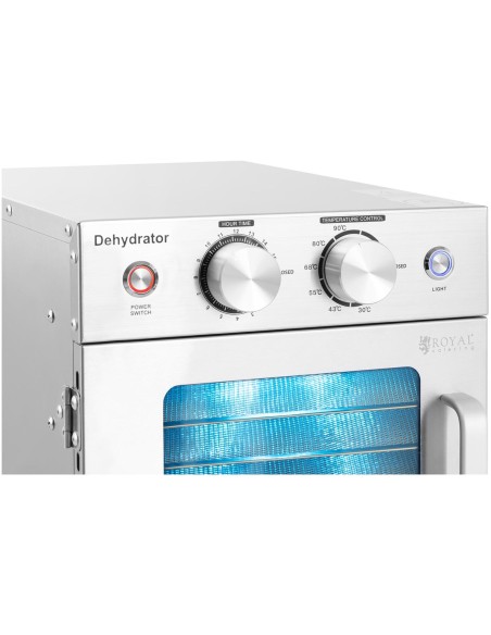Pramoninis dehidratorius maistinėms žolelėms grybams 1 kamera 6 grotelės 30-90 C 500 W Pramoninis dehidratorius maistinėms žolelėms grybams 1 kamera 6 grotelės 30-90 C 500 W