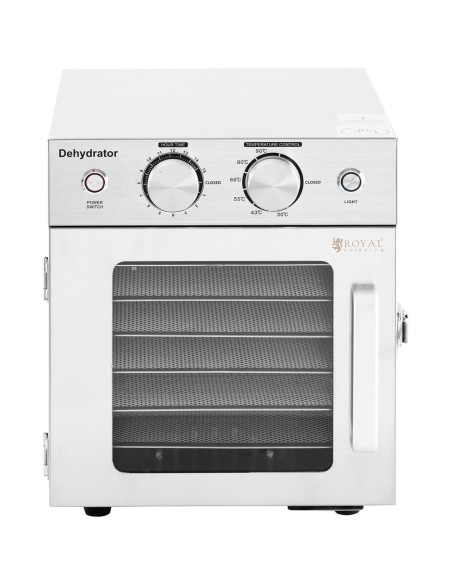 Pramoninis dehidratorius maistinėms žolelėms grybams 1 kamera 6 grotelės 30-90 C 500 W Pramoninis dehidratorius maistinėms žolelėms grybams 1 kamera 6 grotelės 30-90 C 500 W