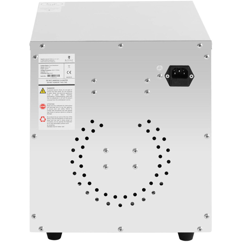 Pramoninis dehidratorius maistinėms žolelėms grybams 1 kamera 6 grotelės 30-90 C 500 W