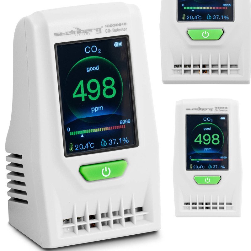 Anglies dioksido CO2 drėgmės temperatūros matuoklis su data ir laiku 0,1-100% -10-60C Anglies dioksido CO2 drėgmės temperatūros matuoklis su data ir laiku 0,1-100% -10-60C