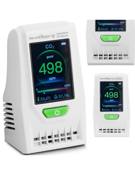 Anglies dioksido CO2 drėgmės temperatūros matuoklis su data ir laiku 0,1-100% -10-60C Anglies dioksido CO2 drėgmės temperatūros matuoklis su data ir laiku 0,1-100% -10-60C