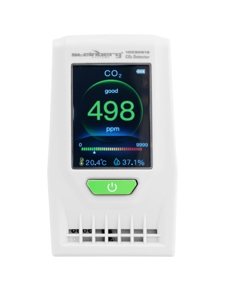 Anglies dioksido CO2 drėgmės temperatūros matuoklis su data ir laiku 0,1-100% -10-60C Anglies dioksido CO2 drėgmės temperatūros matuoklis su data ir laiku 0,1-100% -10-60C
