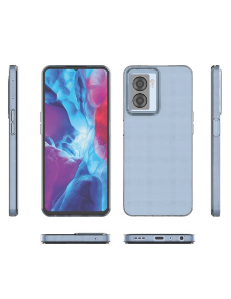 Itin skaidrus 0,5 mm dėklas Oppo A57 5G / A57 / A77 5G / A77 / K10 5G, Realme V23 5G / Narzo 50 5G / Q5i 5G plonas dangt...