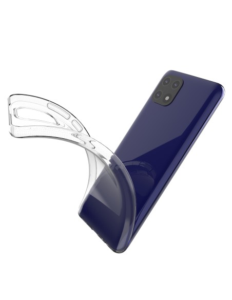 Ultra Clear 0,5 mm gelio dėklas, skirtas Samsung Galaxy A03 skaidrus