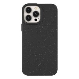 Eco Case iPhone 14 Plus dėklas, silikonas, skylantis dangtelis, juodas