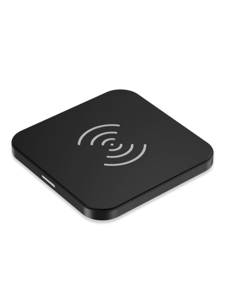 Qi 10W belaidis įkroviklis telefonui ir ausinėms juodos spalvos Qi 10W belaidis įkroviklis telefonui ir ausinėms juodos spalvos