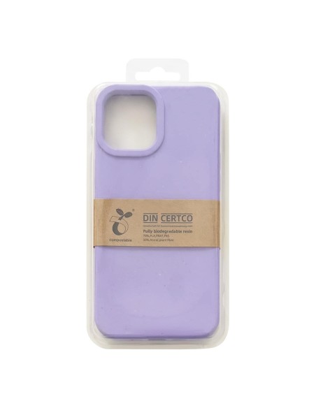 Eco Case iPhone 14 Plus dėklas, silikonas, suyrantis dangtelis, violetinė