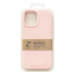 Eco Case iPhone 14 Plus dėklas, silikonas, suyrantis dangtelis, rožinis