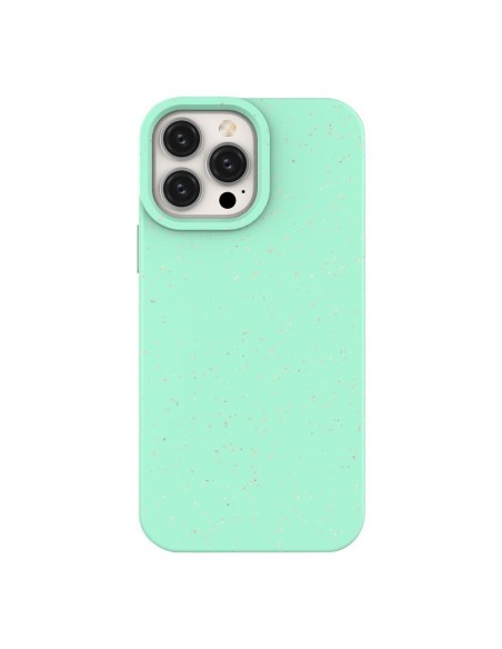 Eco Case iPhone 14 Pro dėklas, silikonas, suyrantis dangtelis, mėtų žalia Eco Case iPhone 14 Pro dėklas, silikonas, suyrantis dangtelis, mėtų žalia