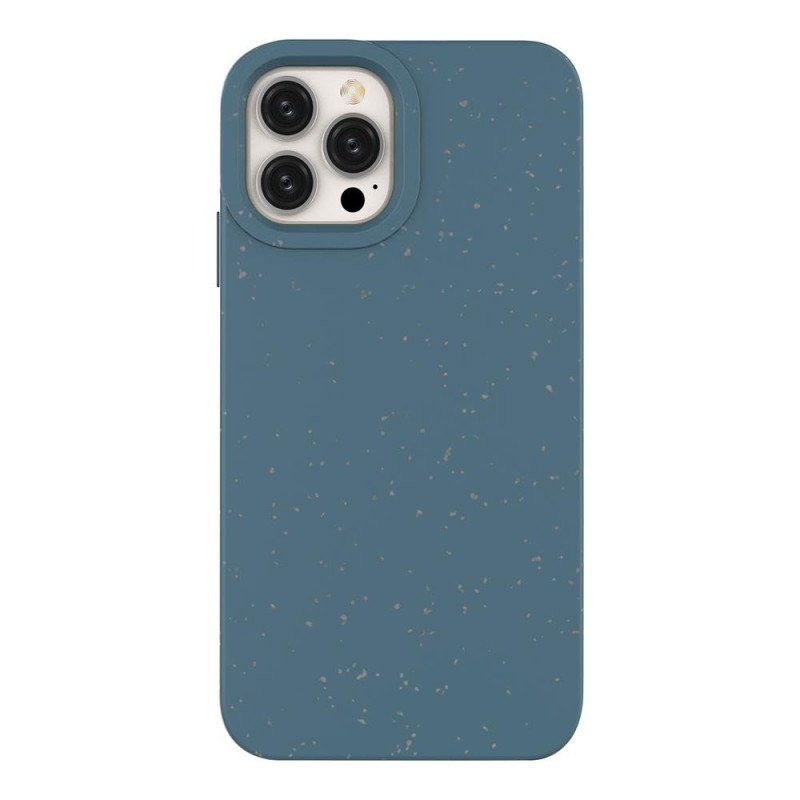 Eco Case iPhone 14 Pro Max dėklas, silikonas, suyrantis dangtelis, tamsiai mėlynas