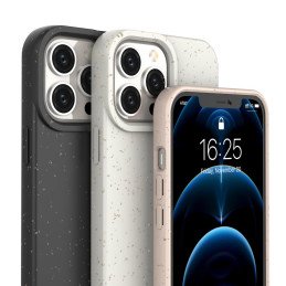 Eco Case iPhone 14 Pro Max dėklas, silikonas, suyrantis dangtelis, tamsiai mėlynas