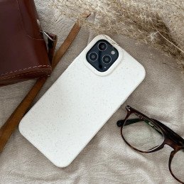Eco Case iPhone 14 Pro Max dėklas, silikonas, suyrantis dangtelis, tamsiai mėlynas