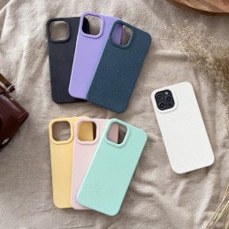 Eco Case iPhone 14 Pro Max dėklas, silikonas, suyrantis dangtelis, rožinis