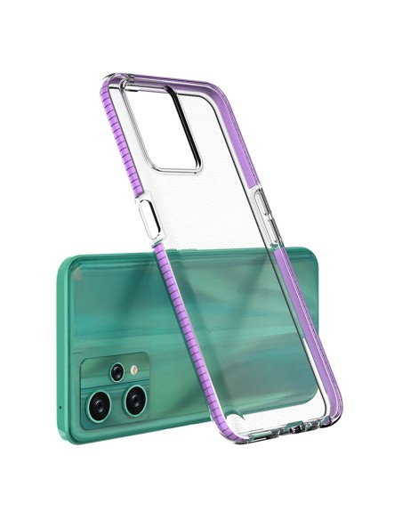 Pavasarinis dėklas Realme 9 Pro, silikoninis dangtelis su rėmeliu, šviesiai rožinis