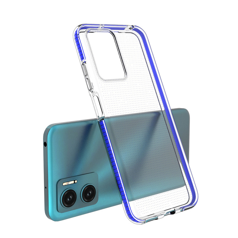 Spyruoklinis dėklas Xiaomi Redmi Note 11E / Redmi 10 5G / Redmi 10 Prime+ 5G / Poco M4 5G silikoninis dangtelis su rėmel...