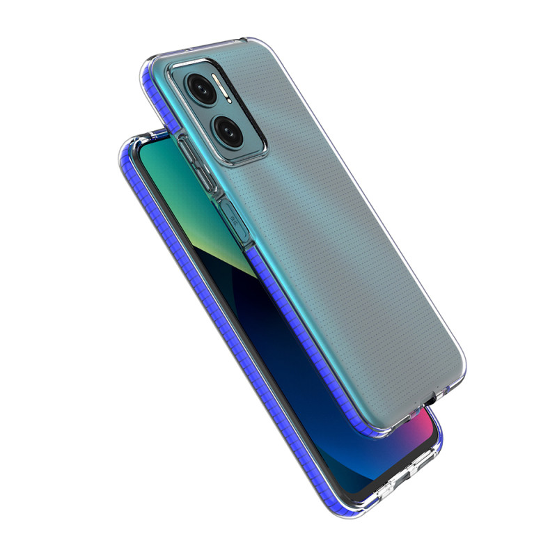 Spyruoklinis dėklas Xiaomi Redmi Note 11E / Redmi 10 5G / Redmi 10 Prime+ 5G / Poco M4 5G silikoninis dangtelis su rėmel...