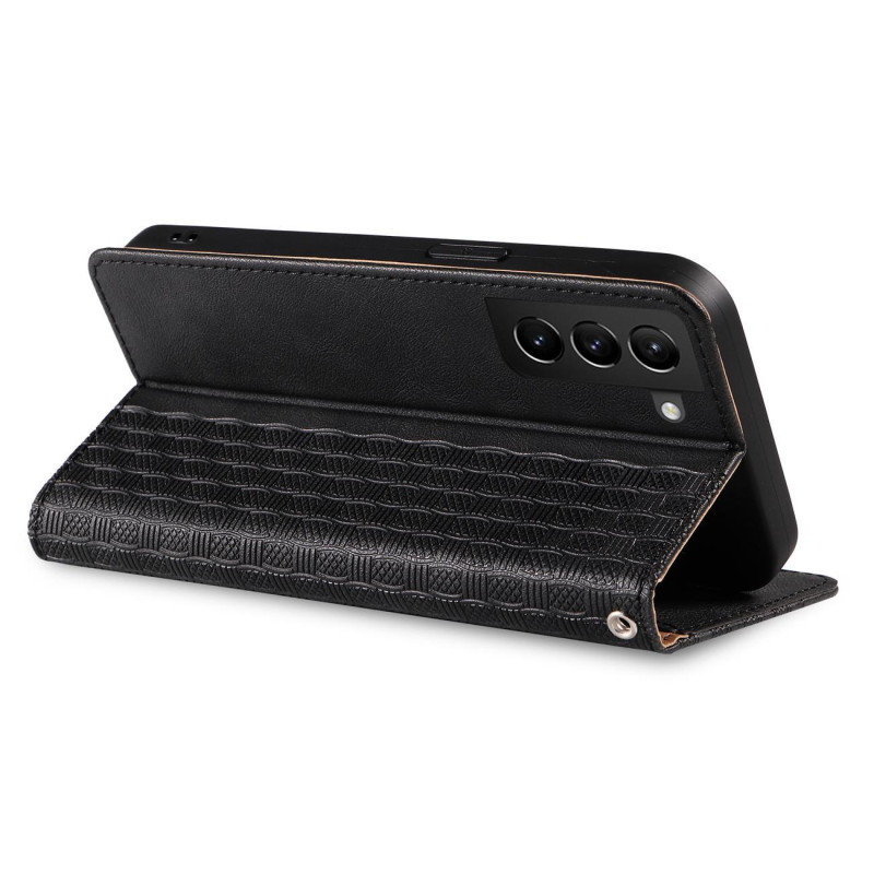 Magnetinio dirželio dėklas, skirtas Samsung Galaxy A23 5G atverčiamas dangtelis piniginės mini dirželis, juodas