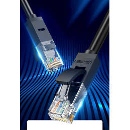 Patchcord Cable Ethernet tinklo kabelis RJ45 Cat 6 UTP 1000Mbps 3m mėlynas