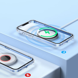 Joyroom metalinių magnetinių žiedų rinkinys išmaniajam telefonui 2 vnt rožinis (JR-Mag-M3).