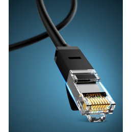 Patchcord Cable Ethernet tinklo kabelis RJ45 Cat 6 UTP 1000Mbps 3m mėlynas