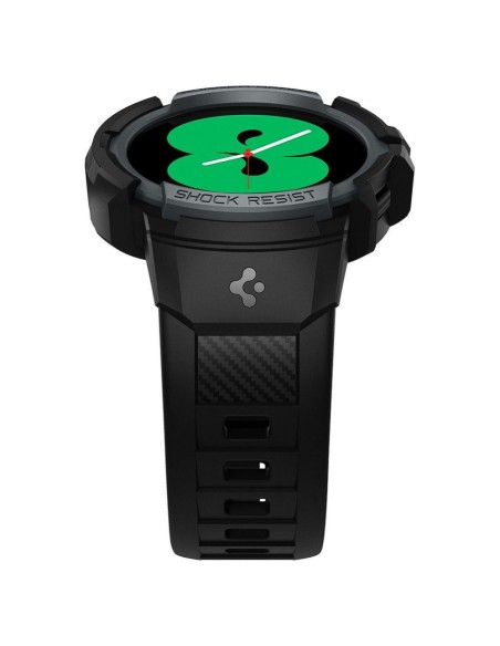 Spigen Rugged Armor Pro dėklas su dirželiu, skirtas Samsung Galaxy Watch 4/ 5 (44 mm) – pilkas Spigen Rugged Armor Pro dėklas su dirželiu, skirtas Samsung Galaxy Watch 4/ 5 (44 mm) – pilkas