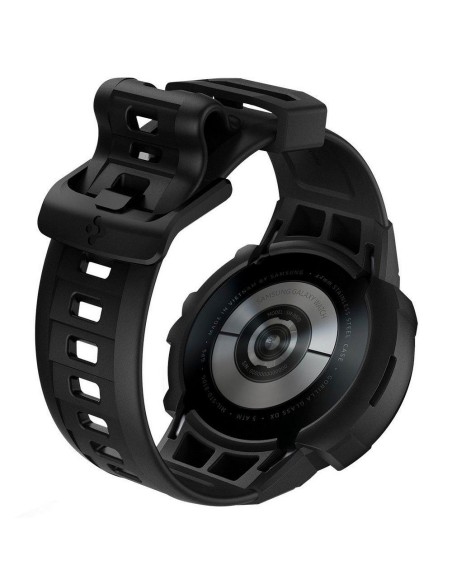 Spigen Rugged Armor Pro dėklas su dirželiu, skirtas Samsung Galaxy Watch 4/ 5 (44 mm) – pilkas Spigen Rugged Armor Pro dėklas su dirželiu, skirtas Samsung Galaxy Watch 4/ 5 (44 mm) – pilkas