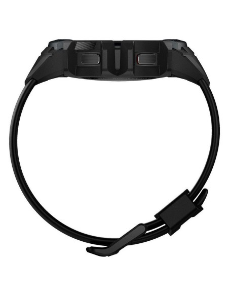 Spigen Rugged Armor Pro dėklas su dirželiu, skirtas Samsung Galaxy Watch 4/ 5 (44 mm) – pilkas Spigen Rugged Armor Pro dėklas su dirželiu, skirtas Samsung Galaxy Watch 4/ 5 (44 mm) – pilkas