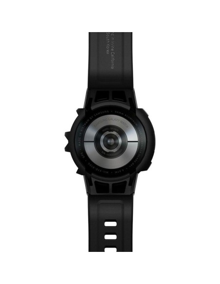 Spigen Rugged Armor Pro dėklas su dirželiu, skirtas Samsung Galaxy Watch 4/ 5 (44 mm) – pilkas Spigen Rugged Armor Pro dėklas su dirželiu, skirtas Samsung Galaxy Watch 4/ 5 (44 mm) – pilkas