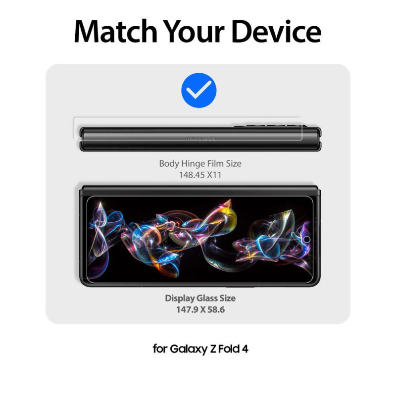 Whitestone Dome Glass grūdintas stiklas Samsung Galaxy Z Fold 4 - 2 vnt.