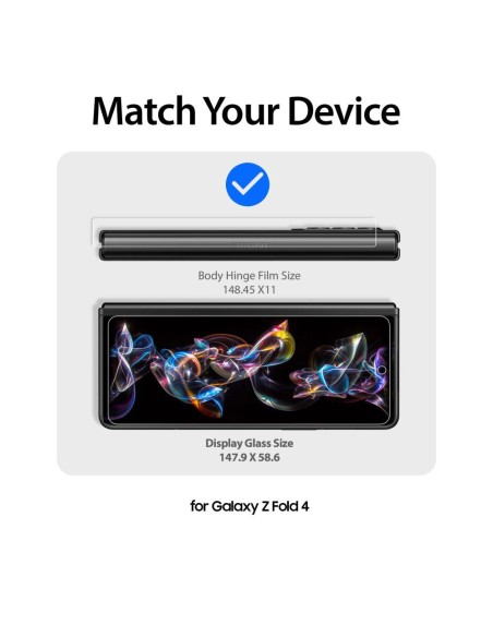 Whitestone Dome Glass grūdintas stiklas Samsung Galaxy Z Fold 4 - 2 vnt. Whitestone Dome Glass grūdintas stiklas Samsung Galaxy Z Fold 4 - 2 vnt.