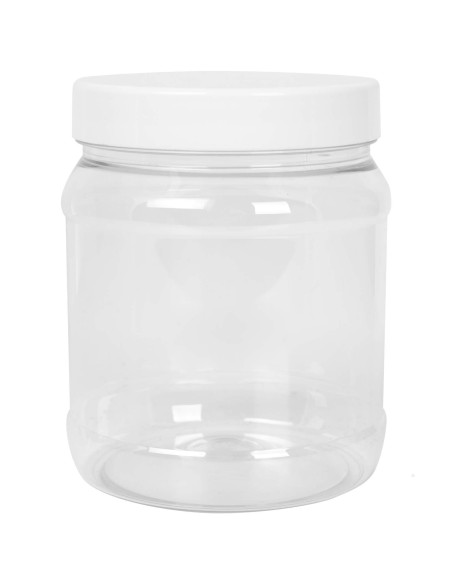 Apvalus stiklainis su dangteliu 100/400 siūlų skaidrus 1000ml Apvalus stiklainis su dangteliu 100/400 siūlų skaidrus 1000ml