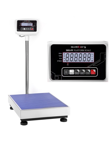 Skaičiavimo platformos laikymo svarstyklės SBS-PF-150 LCD iki 150kg Skaičiavimo platformos laikymo svarstyklės SBS-PF-150 LCD iki 150kg