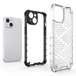 Korinis iPhone 14 dėklas, šarvuotas hibridinis dangtelis, mėlynas
