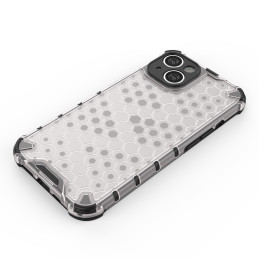 Korinis iPhone 14 dėklas, šarvuotas hibridinis dangtelis, mėlynas