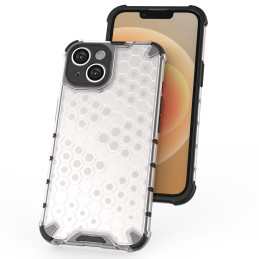 Korinis iPhone 14 dėklas, šarvuotas hibridinis dangtelis, mėlynas